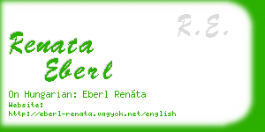 renata eberl business card